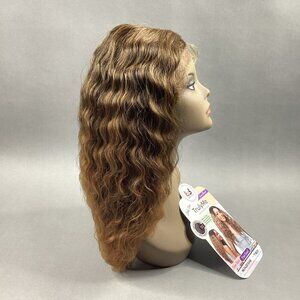 MLF422 Enid Wavy #T1B/27 Off Black Honey Blonde Part Synthetic Lace Front Wig